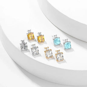 Conjunto Colar e Brincos em Zircônia