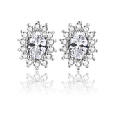 Brinco Oval com Esmeralda